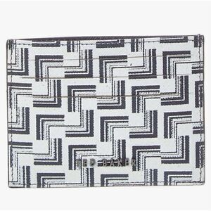 Ted Baker Given Leather Card Holder navy new